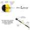 Drill Brush Power Scrubber By Useful Products 4 in W 4 in L Brush, Yellow O-Y-5X-QC-DB - alternate 2